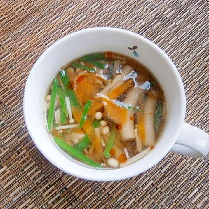 韓国風牛だしのスープ